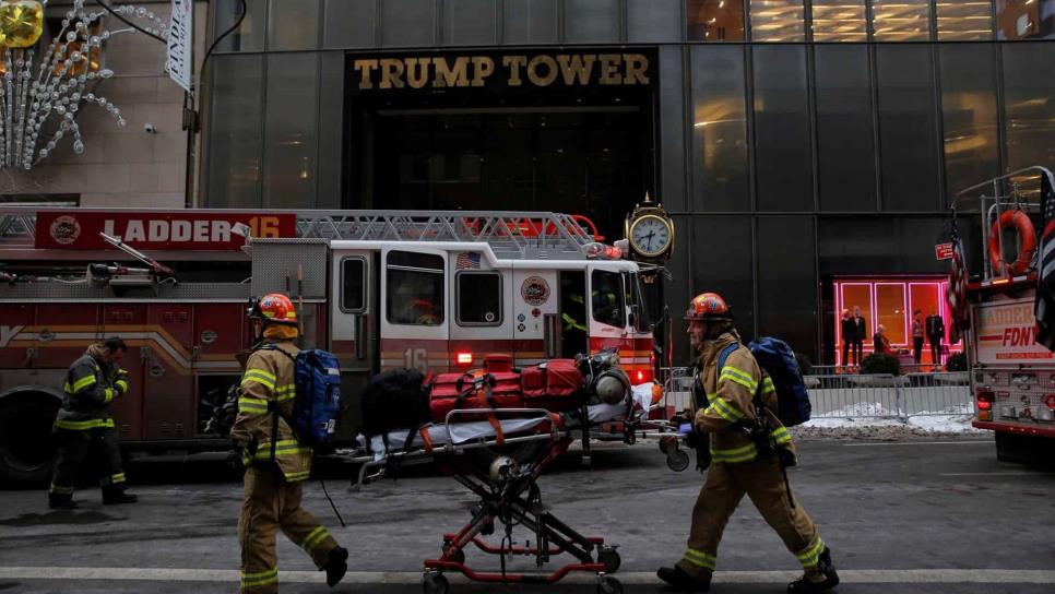 Se registra incendio en Torre Trump de Nueva York
