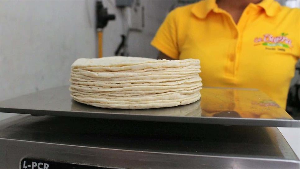 Acuerdan no incrementar precio de la tortilla en Sinaloa