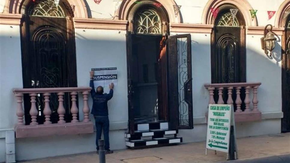 Suspende Profeco 4 casas de empeño en Culiacán y Mazatlán