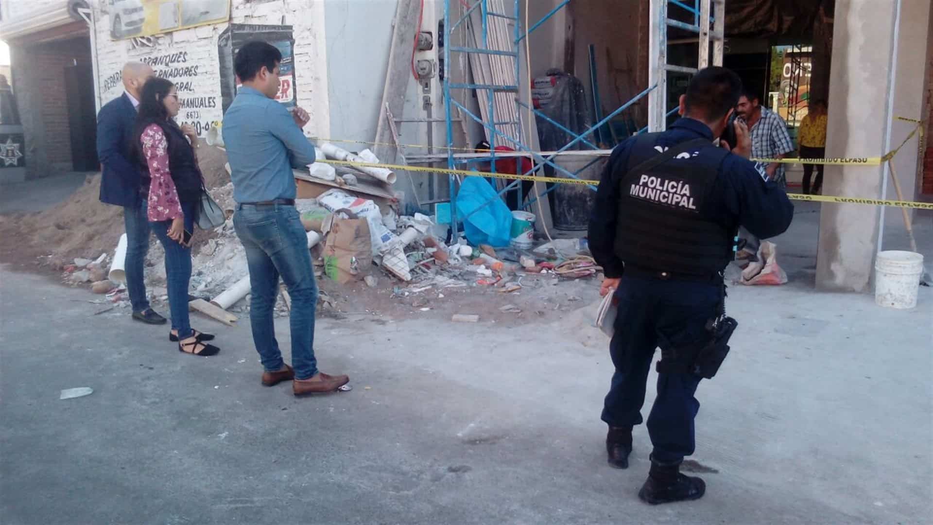 Muere albañil electrocutado en Culiacán