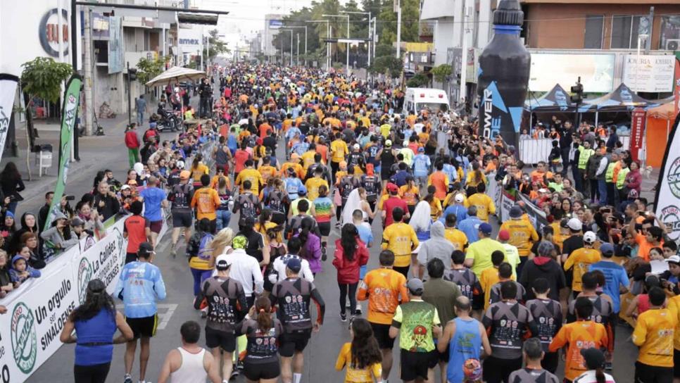 Cuatro mil corredores en el Maratón Internacional de Culiacán 2018