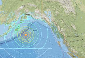 Levantan alerta de tsunami tras sismo de 7.9 grados en Alaska