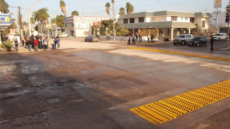 Abren a la circulación cruce de Rosales y Heriberto Valdez