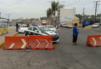 Cortan circulación vehicular en Paseo Claussen y Olas Altas