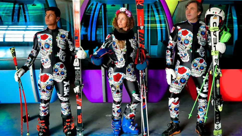 Destacan uniformes de atletas mexicanos en Juegos Olímpicos de Invierno