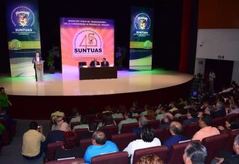 Celebran el 45 aniversario del SUNTUAS Administrativos