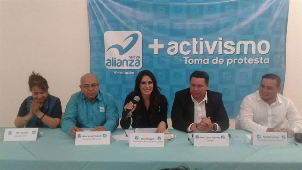 Se suman 12 asociaciones civiles a Nueva Alianza en Sinaloa