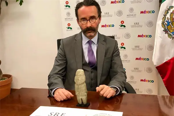 Recupera consulado de México en NY pieza arqueológica prehispánica Recupera consulado de México en NY pieza arqueológica prehispánica