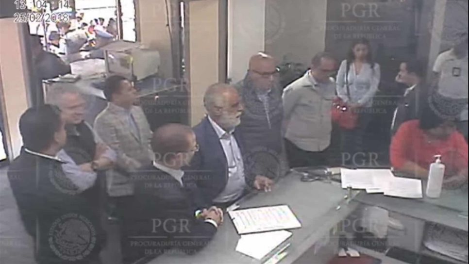 PGR muestra video en el que funcionarios piden a Anaya declarar