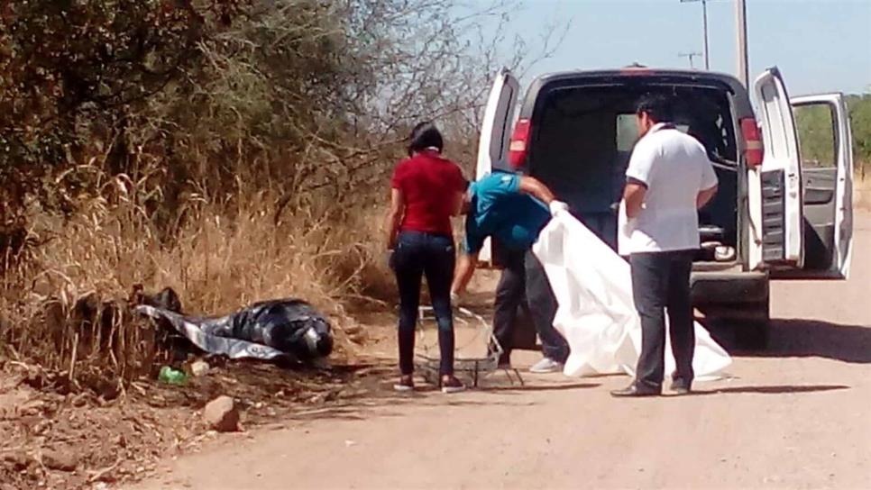 Dejan cadáver envuelto en plástico negro al sur de Culiacán