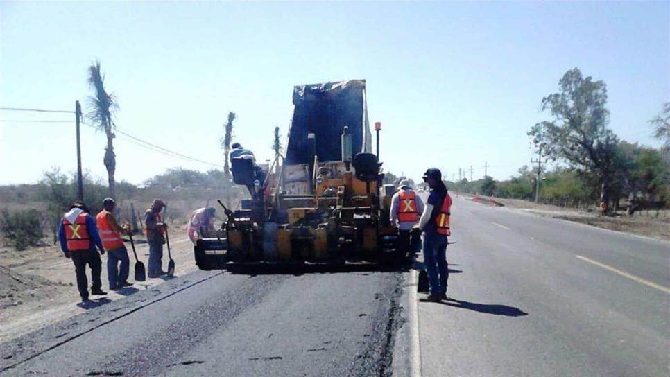 Avanzan obras carreteras en Mazatlán