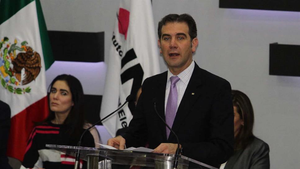 INE organiza elecciones, no cuida candidatos Lorenzo Córdova