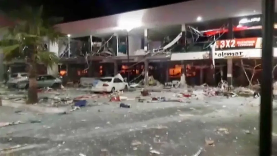 Viven momentos de pánico por explosión en zona Tres Ríos