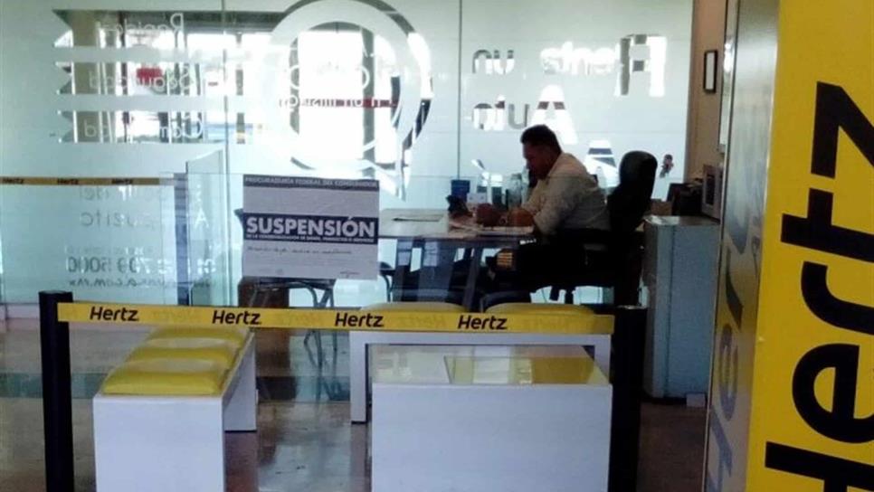 Suspende Profeco a empresas arrendadoras de autos en Culiacán