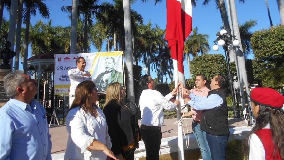 Encabezan autoridades fortenses conmemoración del natalicio de Benito Juárez