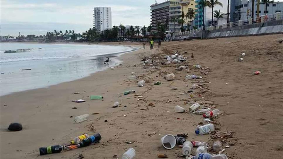 Deja Semana Santa 270 toneladas de basura en playas de Navolato