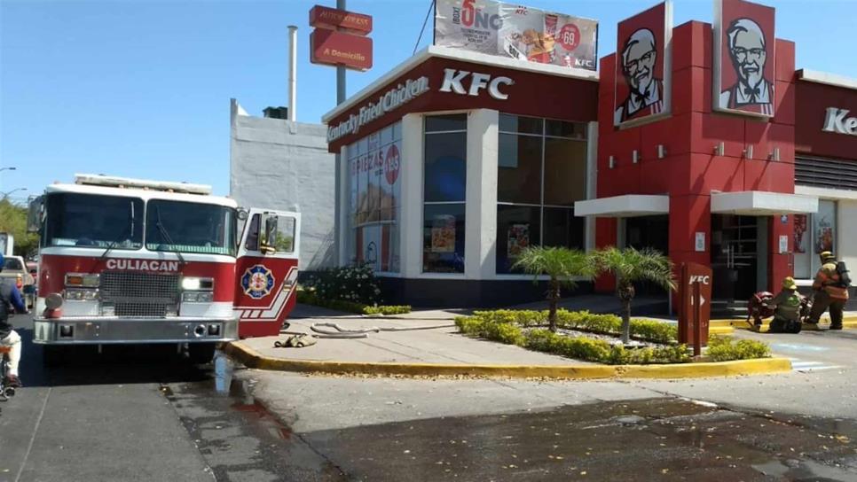 Se registra conato de incendio en restaurante