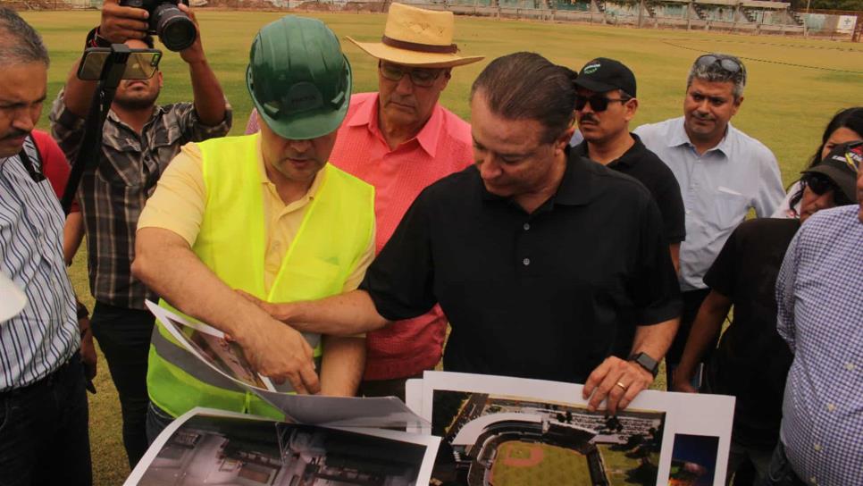 Supervisa Quirino Ordaz remodelación del estadio EIA
