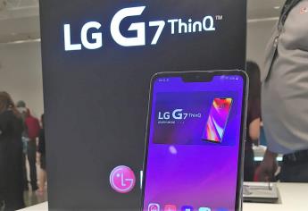 Presenta LG su smartphone G7 ThinQ