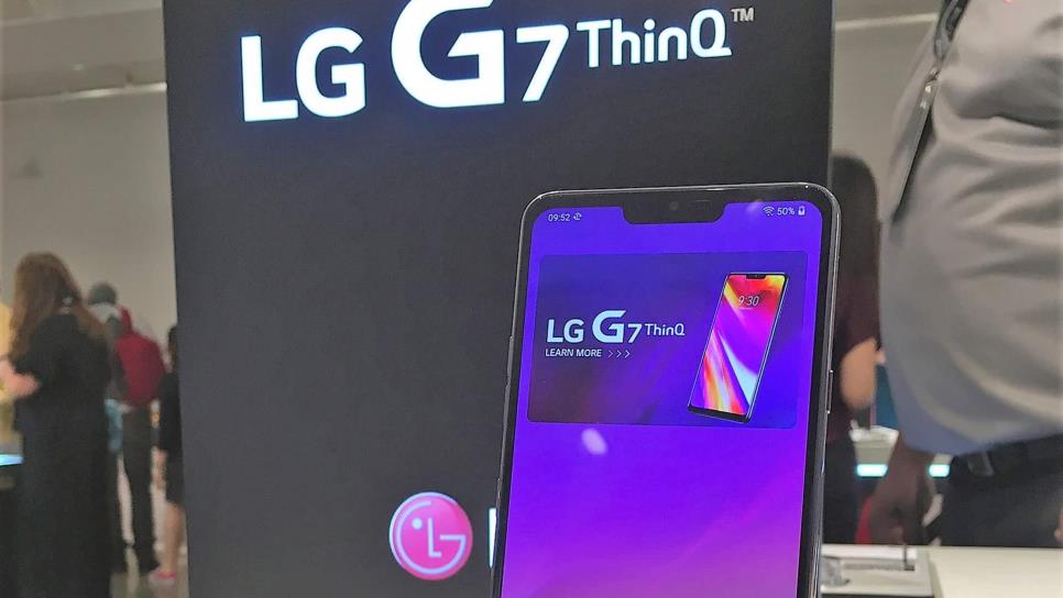 Presenta LG su smartphone G7 ThinQ