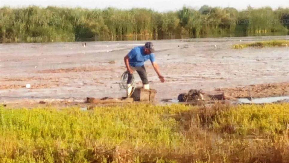 Comisario salva a un hombre de morir ahogado en el Estero de JJR