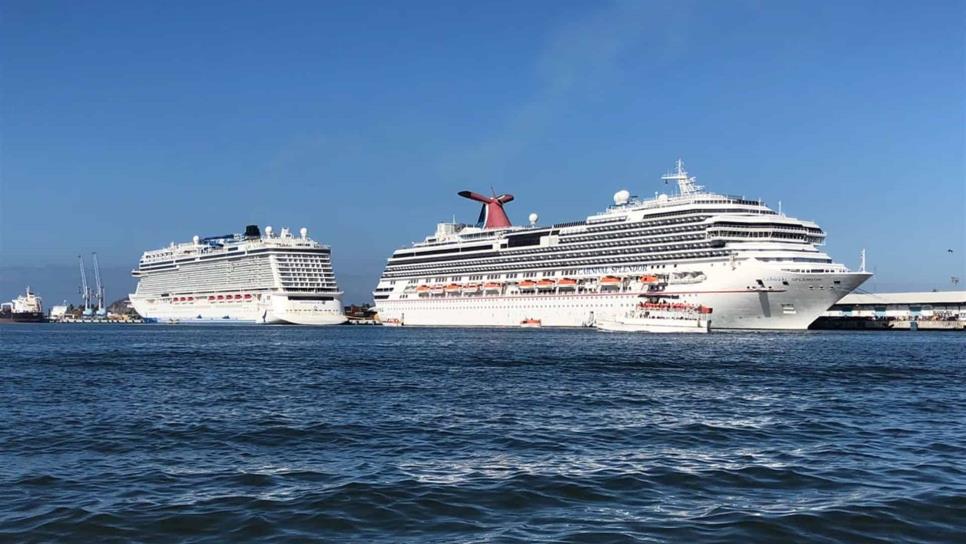 Más de 7 mil turistas llegan a Mazatlán en dos cruceros
