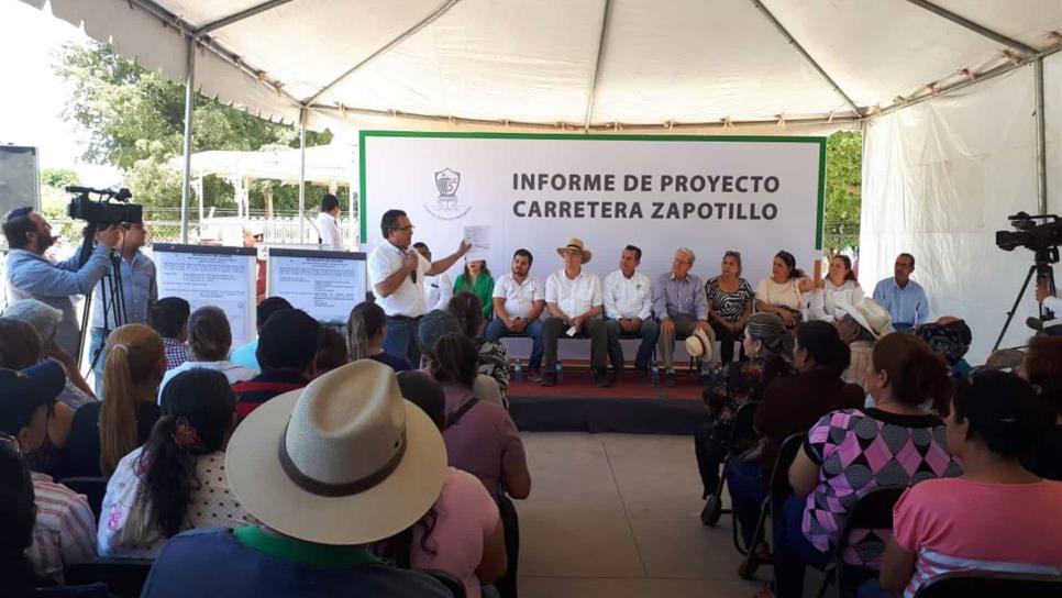 Presentan proyecto carretero Zapotillo 1, entronque México 15