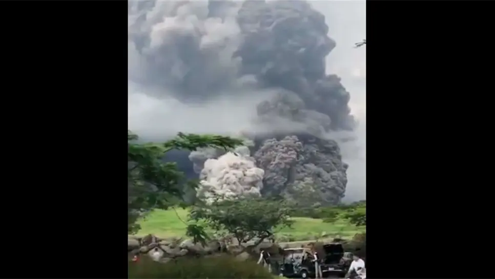 Así fue la erupción del Volcán de Fuego en Guatemala