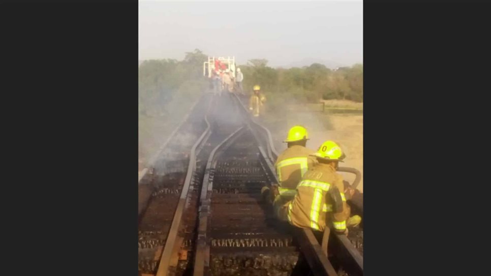 Suspenden rutas del tren por vandalismo en vías, en El Pozole