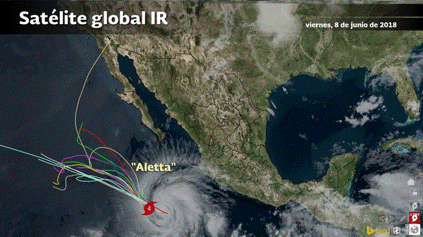 Huracán Aletta no representa riesgo para Sinaloa