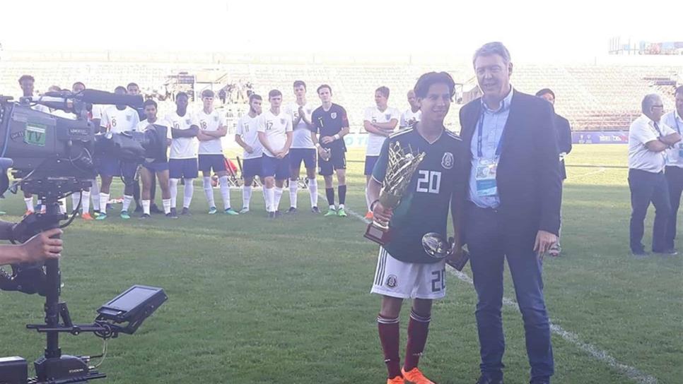 Diego Lainez, Mejor Jugador del torneo Toulon 2018