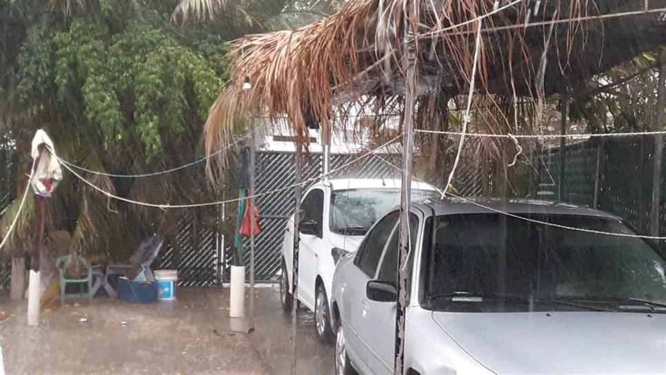 Remanentes de Bud provocan primer aguacero en Mazatlán