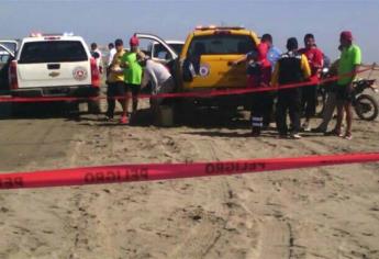 Encuentran cadáver en donde desemboca el Río Quelite