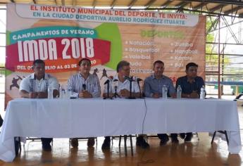 Invitan a inscribir a niños y jóvenes al Campamento de Verano IMDA 2018