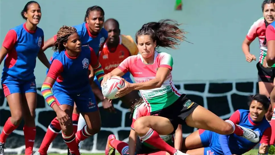 Selección femenil de rugby.