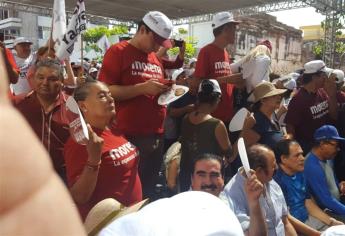 Prevalece “acarreo” y desorganización en cierre de campaña de AMLO