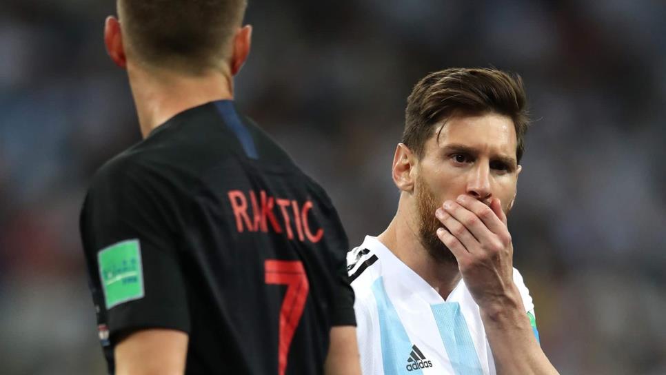 Argentina cae 3-0 ante Croacia y peligra en Rusia 2018