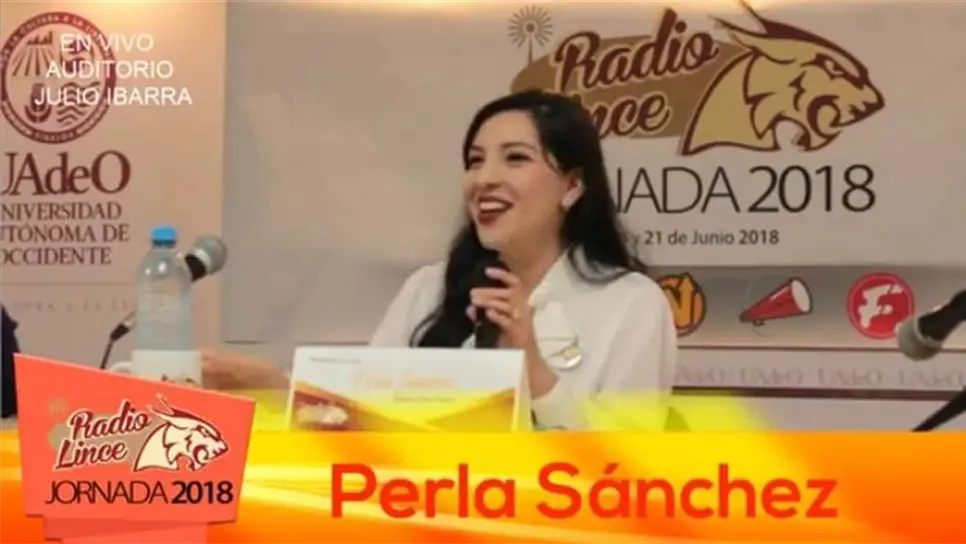 En el evento participó la reportera Perla Sánchez. FOTO: Felícitos Trujillo.