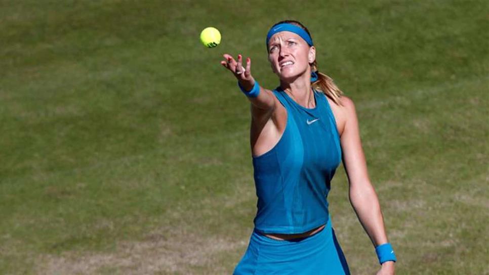 Kvitova defiende título en torneo femenil de tenis de Birmingham
