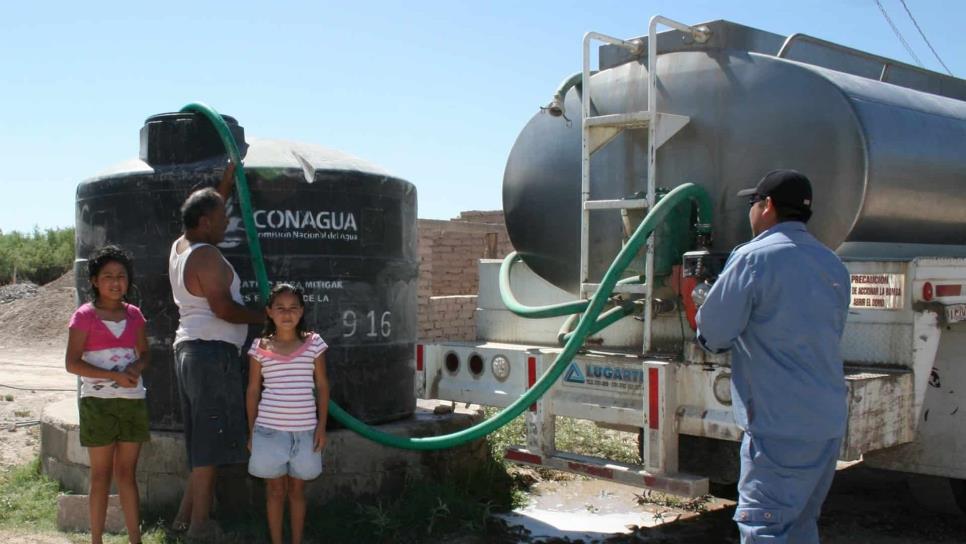 Vía Whatsapp ofrecen agua en pipas a comunidades de Escuinapa