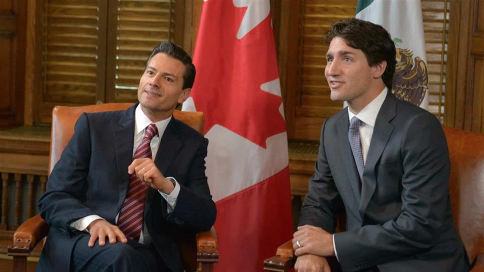 EPN y Trudeau hablan sobre medidas ante aranceles de EUA