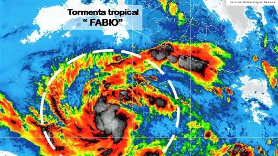 Depresión se convierte en tormenta tropical Fabio; se ubica en Jalisco