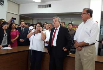 Reciben constancia Senadores electos Rubén Rocha e Imelda Castro