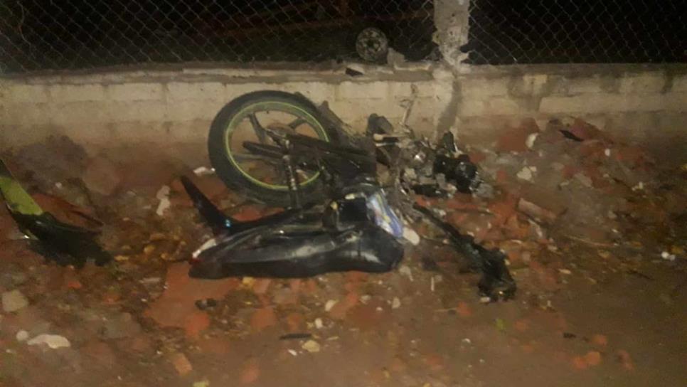 Muere motociclista en ranchito de Castro