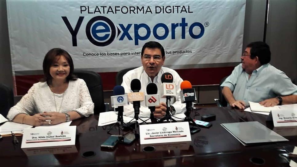 Anuncian plataforma digital Yo Exporto en Sinaloa