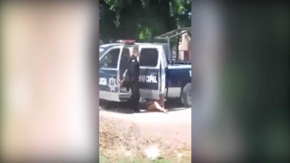 Denuncian en vídeo supuestos abusos de policías de Ahome