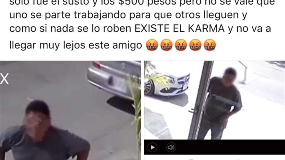 Roba pastelería y después se disculpa