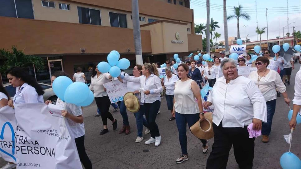 Conmemoran Día Mundial contra la Trata de Personas en Los Mochis