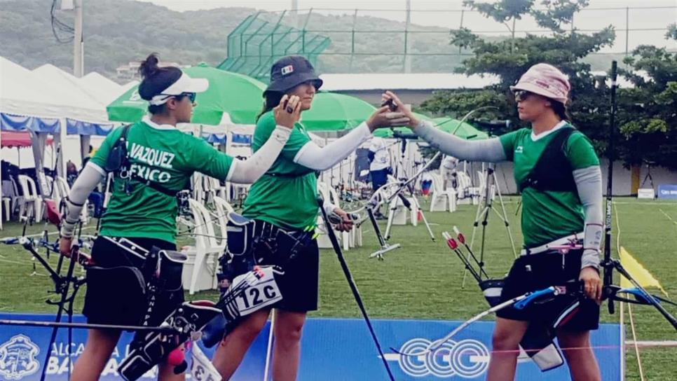 México se cuelga medalla de oro en arco recurvo por equipo