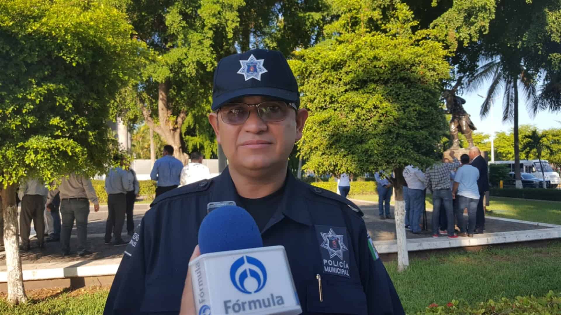 Óscar Guinto Marmolejo, Secretario de Seguridad Pública y Tránsito municipal. FOTO: Manuel Aceves